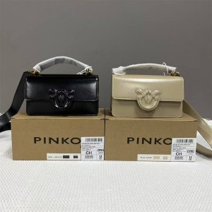 PINKO matte small crossbody carrying bird bag swallow bag 100204A0F3