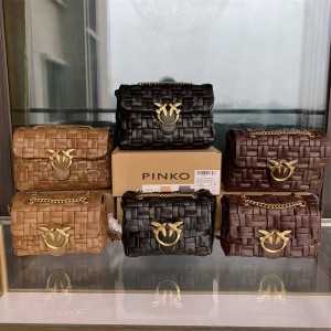 PINKO Knitted Pillow Bag Chain Bag