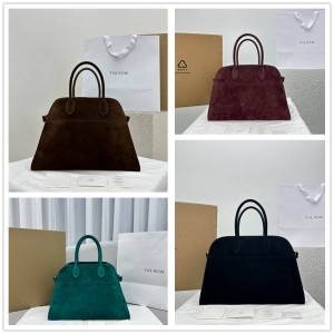 THE ROW Margaux 15 medium suede tote bag 1831