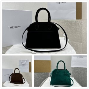 THE ROW Margaux 10 small suede tote bag 1831