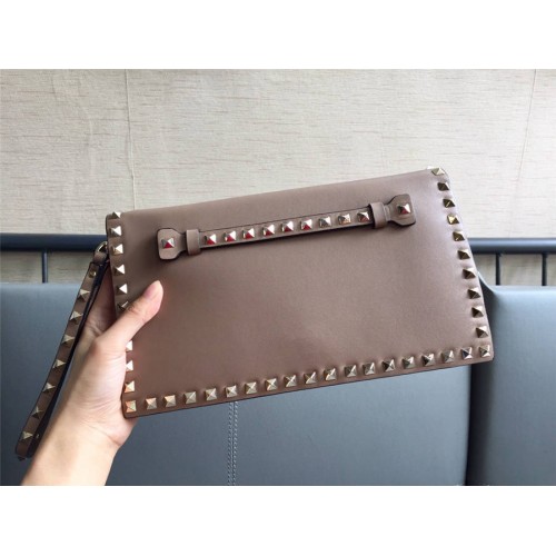 valentino stud clutch