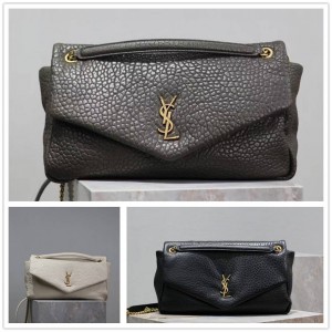 YSL Saint Laurent 777399 CALYPSO Large Sheepskin Chain Bag