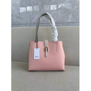 FURLA SOFIA Soft Leather Cowhide Medium Tote Bag Handbag