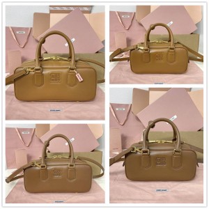 MIUMIU 5BB142/5BB148 Arcadie Bowling Bag Boston Bag