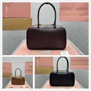 MIUMIU 5BB172 Beau Leather Handbag 5591