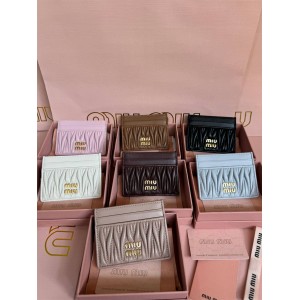 MIUMIU 5MC076 Matelass é Card Clip Pack 5MV976