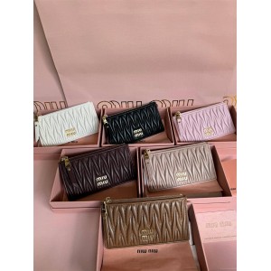 MIUMIU 5MB006 Long Zipper Card Bag