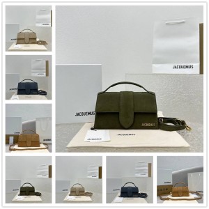 Jacquemus The Bambino Nubuck Handbag 2056