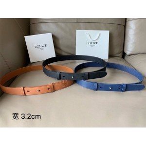 LOEWE new belt leather fashion casual 3.2CM belt