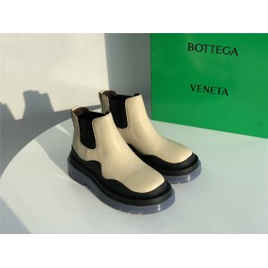 Bottega Veneta BV women's TIRE Chelsea leather boots ankle boots 630300